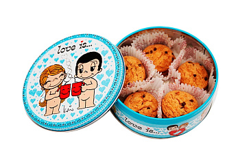 Печенье сдобное с шоколадом "LOVE IS" 150гр