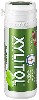 Жев. рез. Xylitol Lime Mint со вкусом лайма и мяты, мини банка, 26,1 гр.