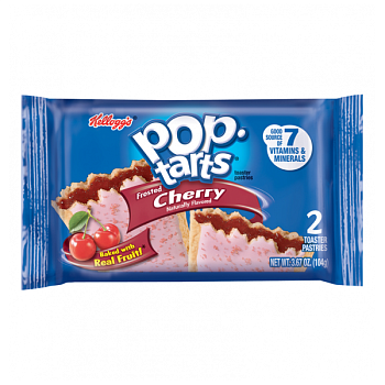 Печенье Pop-Tarts Frosted Cherry 100 гр, 6 шт/уп