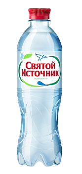 Минеральная вода с газом Святой Источник 0,5 л пэт