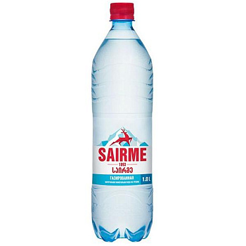 Минеральая вода Sairme, Саирме газированная 1 ПЭТ х 6 шт