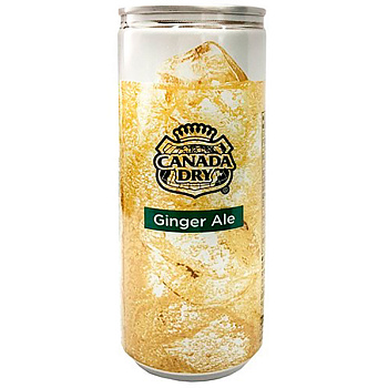 Газированный напиток «Canada Dry» Ginger Ale, Канада Драй Джинджер Эль  0.25л, ж/б (Япония)