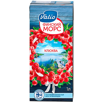 Валио Морс "Клюква",1л