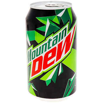 Газированный напиток «Mountain Dew», Маунтин Дью. 0.355л, банка (Япония)