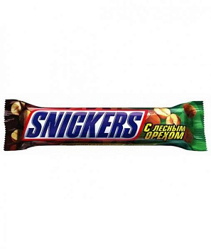 Батончик шоколадный Сникерс Супер Лесной орех Snickers super 81 грамм