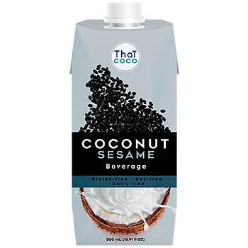 Кокосово - кунжутный напиток «Thai Coco» Coconut Sesame Prisma, 0.33л