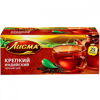 Чай «Лисма» Крепкий 25 пакетиков