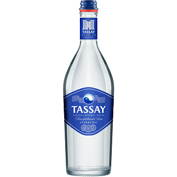 Минеральная вода «Tassay», Тассай 0.75л, с газом, стекло