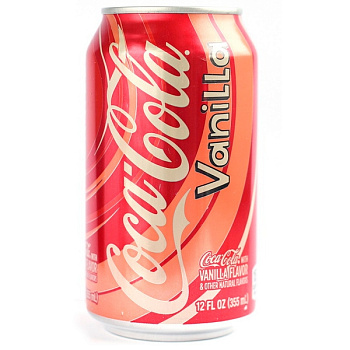 Coca Cola Vanilla Кока кола Ванилла 0,355л ж/б (США)