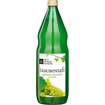 Виноградный Сок «Stift Klosterneuburg» Traubensaft vom Gruener Veltliner, Grape Juice of Gruener Veltliner, Грюнер Ветлинер 1л, стекло