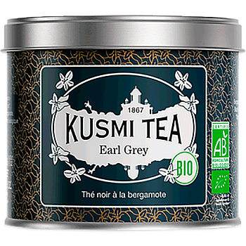 Kusmi tea черный чай "Earl Grey", "Эрл Грей" (BIO, Organic Tea), банка 100гр
