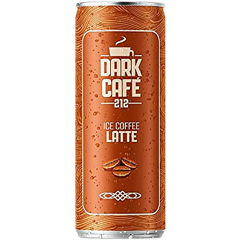 Напиток Холодный кофе «Dark Cafe 212» Ice Coffee Latte, Дарк Кафе 212 Айс Кафе Латте, 0.25л, банка