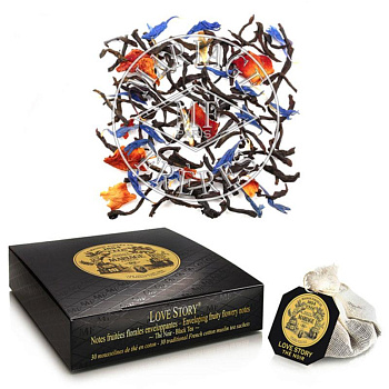 Черный чай Mariage Love Story, Саше 75 гр