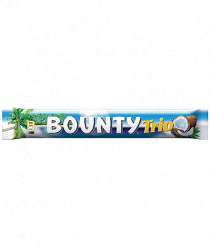 Батончик шоколадный Баунти 3 Трио Bounty Trio 82 грамм