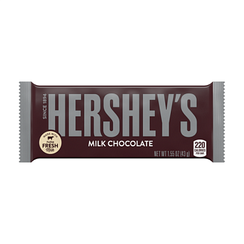 Шоколад Hershey`s Milk Choc Bar, Хершис Милк 45гр.