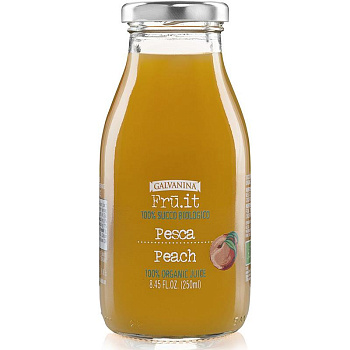 Сок Galvanina персиковый Pesca, 250 мл, 12 шт/уп, стекло