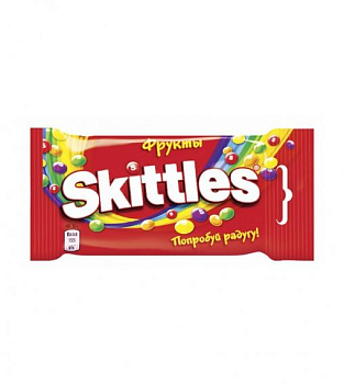 Драже Skittles Скитлс 38 грамм Фрукты