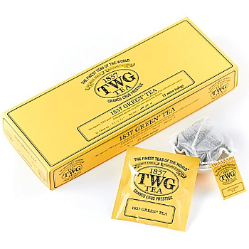Чай «TWG» 1837 Green Tea, ТВГ Зеленый чай 1837, 15штХ2.5 гр.