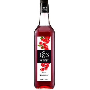 Сироп 1883 Maison Routin Cranberry, Мейсон Рутин Клюква, 1л, стекло
