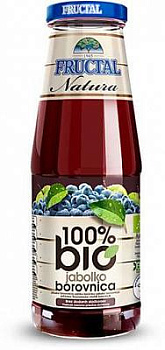 Сок яблочно-черничный т.м. "Fructal", 0,7 л.