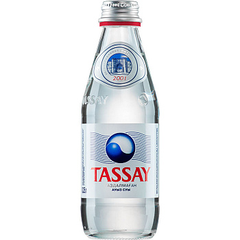 Минеральная вода «Tassay», Тассай 0.25л, без газа, стекло