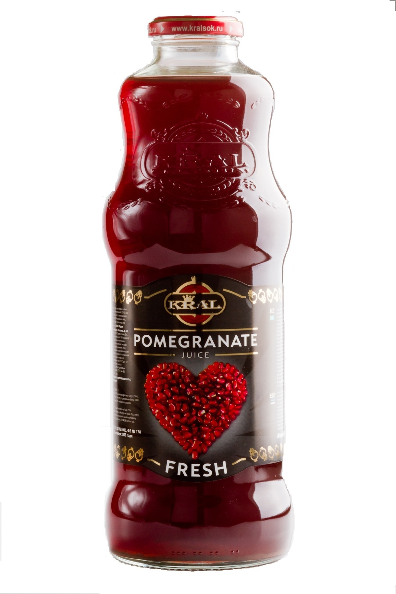 Сок гранатовый FRESH «Kral» 1 литр