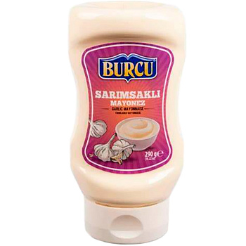 Майонез «Burcu» Garlic Mayonez, Бурсу Майонез, 290мл, пластик