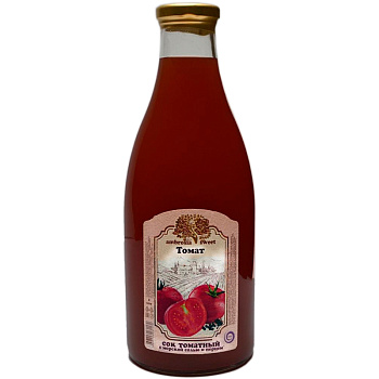 Cок Томатный с морской солью «Ambrosia Sweet»  1л, стекло