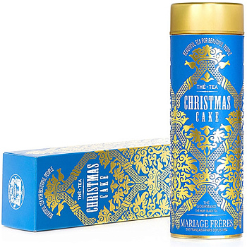 Черный чай Mariage Freres Christmas Cake Tea, Марьяж Фререс Кристмас Кейк Ти, банка Черный чай Mariage Freres Christmas Cake Tea, Марьяж Фререс Кристмас Кейк Ти, банка