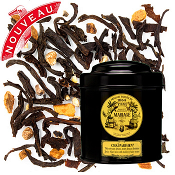Черный чай Mariage Freres Chai Parisien, Марьяж Фререс Чай Парисиен банка 100 гр
