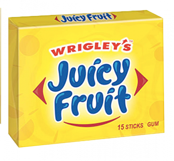 Жвачка Wrigley`s Juicy Fruit 15 пластинок