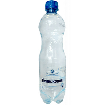 Вода питьевая «Ледниковая» 0,5л. с газом, ПЭТ
