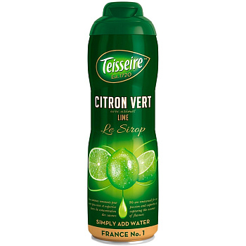 Сироп «Teisseire» Citron / Lime, Тейсейр Лайм, 0.6л, банка