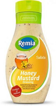 P4 Соус Remia SALATA HONEY MUSTARD DRESS салатный горчично-медовый 250мл