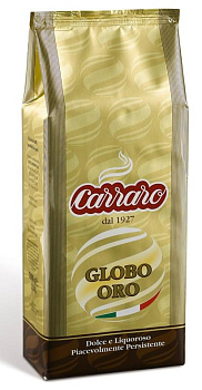 Unicum Кофе зерновой Carraro Globo Oro 1кг, 70/30 %