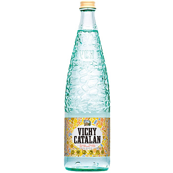 Vichy Catalan Genuina, 1л, стекло, газ
