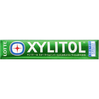 Жевательная резинка "Xylitol Gum Lime Mint" Со вкусом лайма и мяты, 21гр