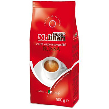 Кофе Molinari Classico, Молинари Классико, Зерно, вакуумная упаковка 500г.