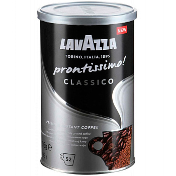 Кофе «Lavazza» Пронтисиммо Классик 95гр, ж/б