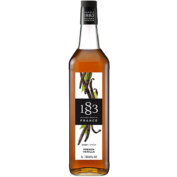 Сироп 1883 Maison Routin French Vanilla, Мейсон Рутин Французская Ваниль, 1л, стекло