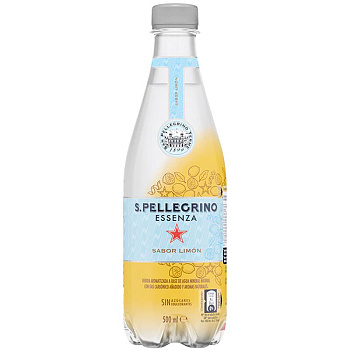 Напиток S.Pellegrino Sabor Limon, С.Пеллегрино Лимон, Лимон цедра 0.5, пэт