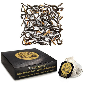 Черный чай Mariage Wedding Imperial, Саше 75 гр