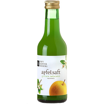 Яблочный Сок «Stift Klosterneuburg» Golden Delicious Apple Juice, Голден Делишес, 0.25л, стекло