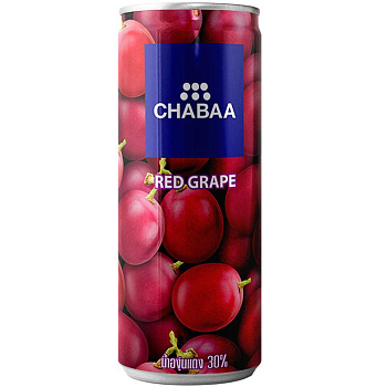 CHABAA Напиток Красный  виноград 0.230л