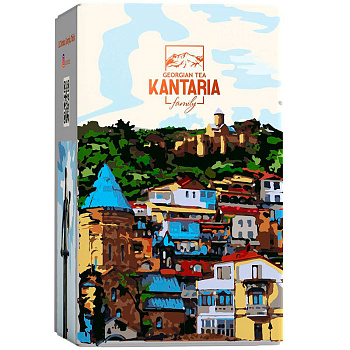 Черный крупнолистовой чай «Kantaria», Кантария Тбилиси, 50гр. коробка