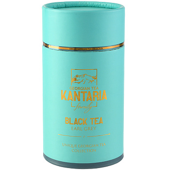 Черный чай «Kantaria» Earl Grey, Кантария Эрл Грей, 100гр. тубус