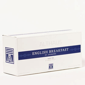 Чай ALTHAUS English Breakfast St. Andrews Grand Pack Инглиш Брэкфаст Сент Эндрюс 20 шт.