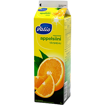 Натуральный Финский Сок Valio Апельсин 1л.