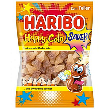 Мармелад «Haribo» Happy Cola, Харибо Веселая Кола, 175гр