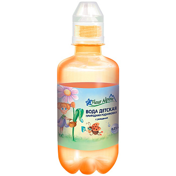 Вода детская питьевая «Fleur Alpine», Флёр Альпин, 0.25л, без газа, пэт